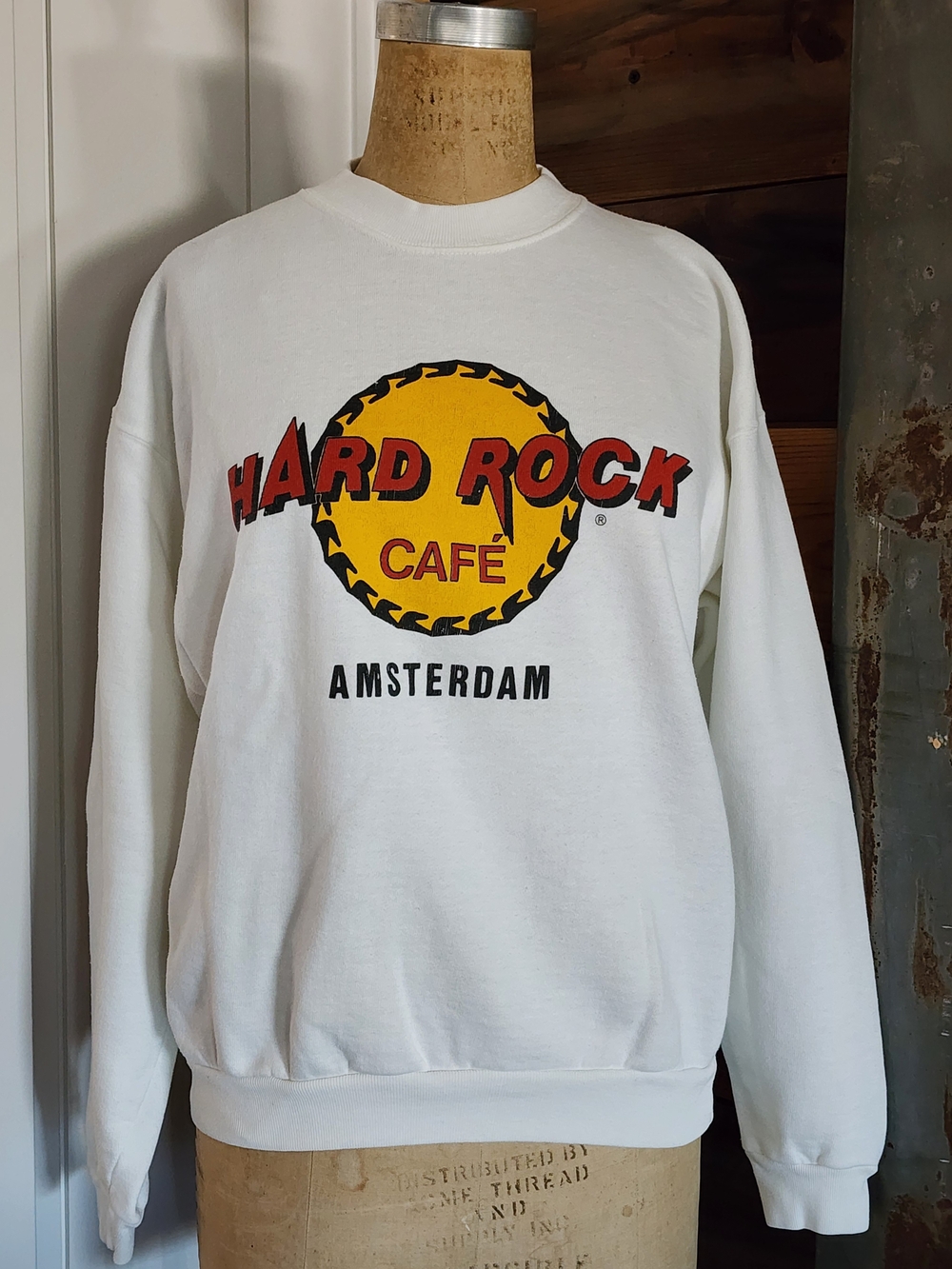 Vintage 80's Hard Rock Cafe Amsterdam Crewneck Sweatshirt